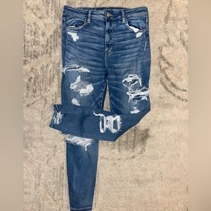 American Eagle, Size 14 Jeans with rips